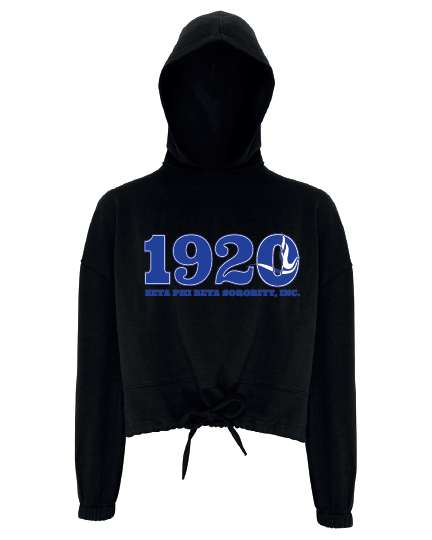 1920 Cropped Hoodie